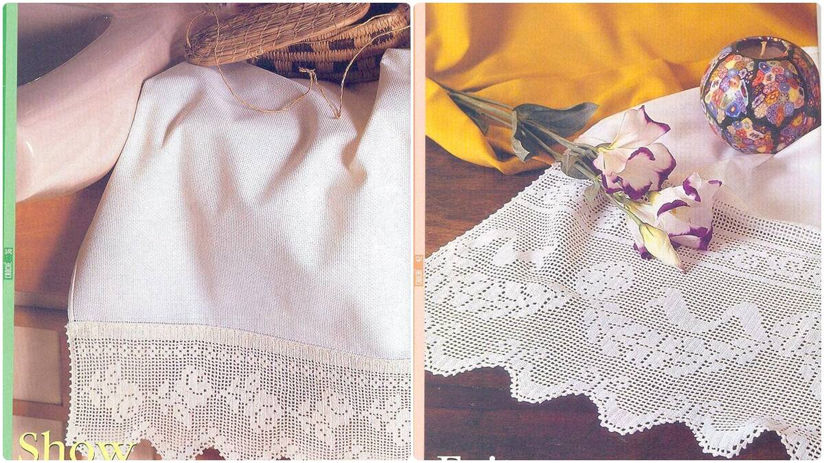 Bicos de Crochê para Panos de Prato e Toalhas: Delicadeza que Transforma!