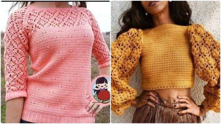 Blusas de Crochê Lindíssimas: Tendência Atemporal que Encanta Gerações!