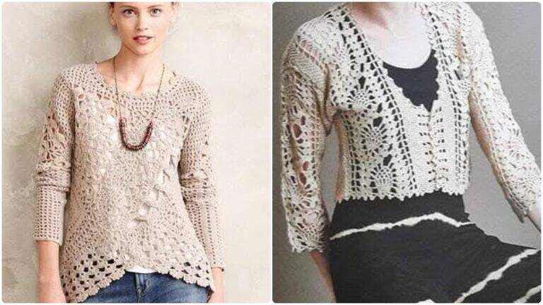 Blusas de Crochê: Elegância Artesanal para Looks Inesquecíveis!
