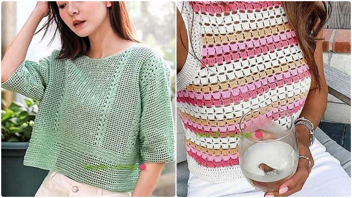 Blusas de Crochê: Charme Inesquecível para os Seus Looks!