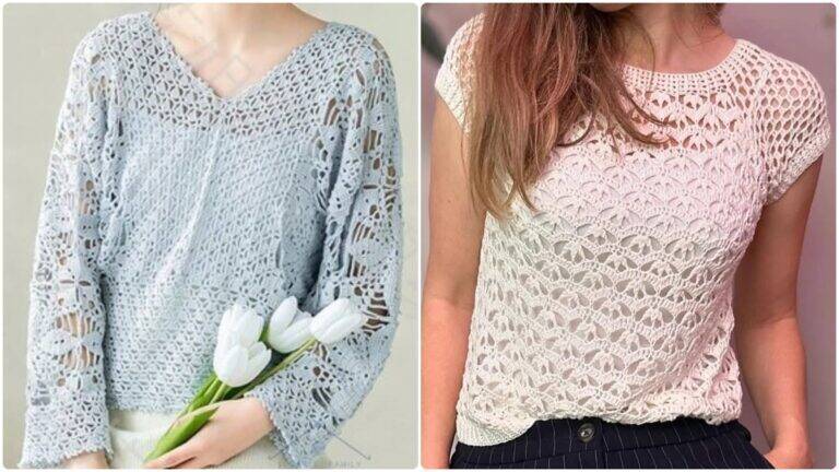 Blusas de Crochê: Se Inspire e Crie Peças Lindas para o Seu Dia a Dia!