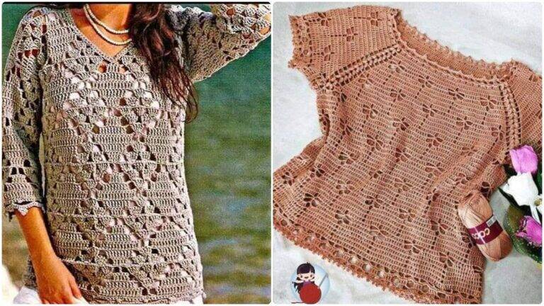 Blusas de Crochê: Estilo, História e Como Lucrar com Essa Peça!