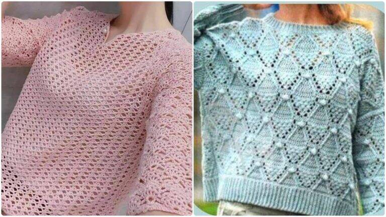 Blusas de Crochê: Charme e Inovação que Encantam em Cada Ponto!