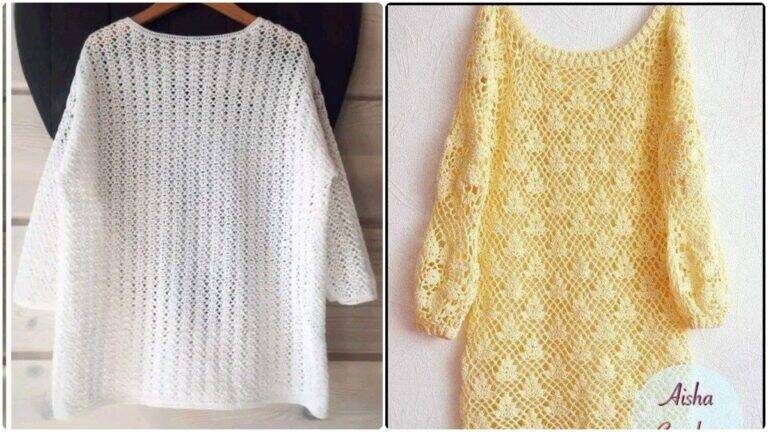 Blusas de Crochê: Modelos Elegantes Para Você Arrasar com Estilo!