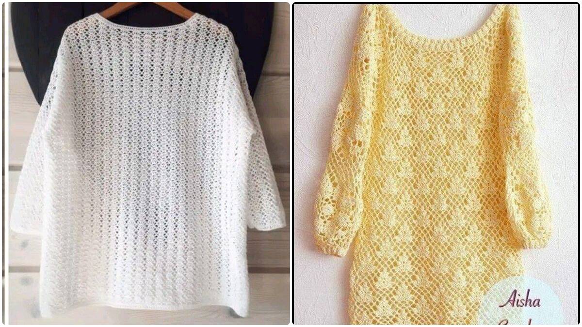 Blusas de Crochê: Modelos Elegantes Para Você Arrasar com Estilo!
