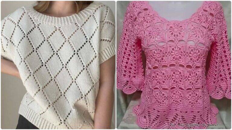 Blusas de Crochê: Crie Modelos Lindos para o Seu Guarda-Roupa!