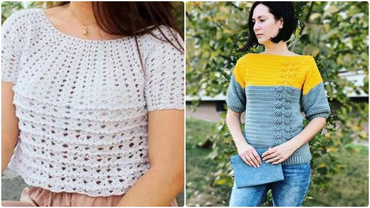 Blusas de Crochê: Charme Atemporal que Transforma Qualquer Look!