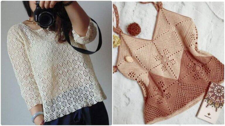 14 Blusas de Crochê Lindíssimas que Vão te Conquistar!
