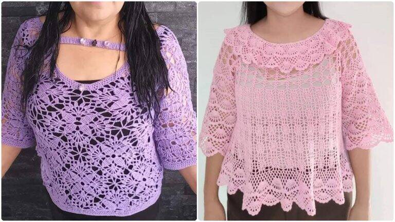 15 Blusas de Crochê: Veja Modelos Lindos e Chamativos!