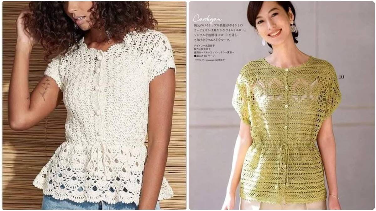 Blusas de Crochê: Modelos Charmosos que Transformam Seu Look!