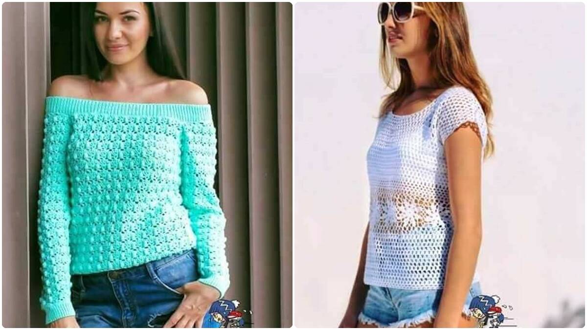 Blusas de Crochê Moderno: Estilo com a Delicadeza do Feito à Mão!