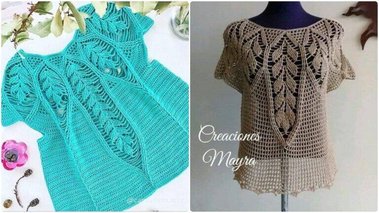Blusas de Crochê Lindíssimas: Encante com Delicadeza e Estilo!