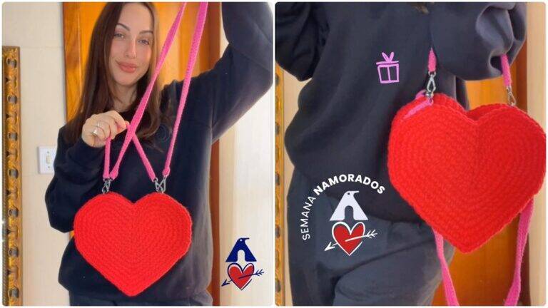 Bolsa de Crochê Corazón: Crie Essa Peça Apaixonante!