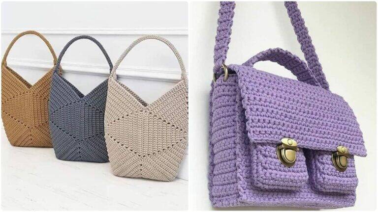 Bolsas de Crochê Lindíssimas: Vista Criatividade com Estilo!