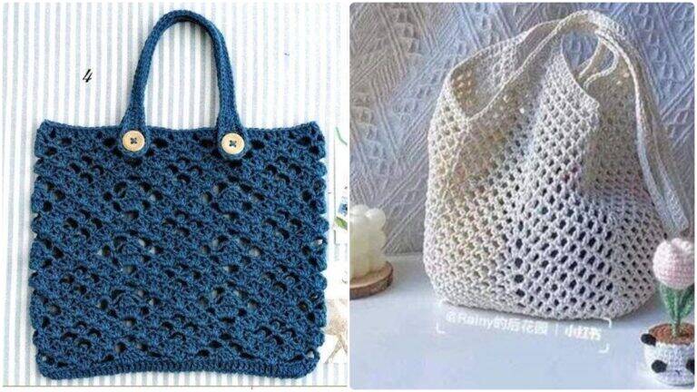 Bolsas de Crochê: Descubra Peças Exclusivas  e Charmosas!