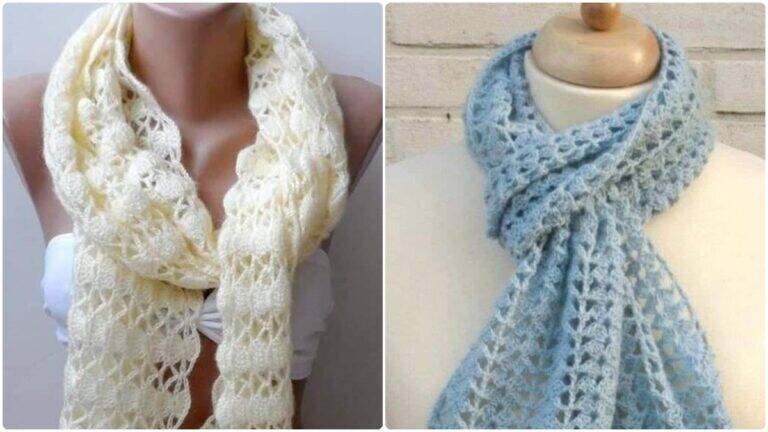Cachecóis de Crochê: Elegância e Conforto que Envolvem com Estilo!