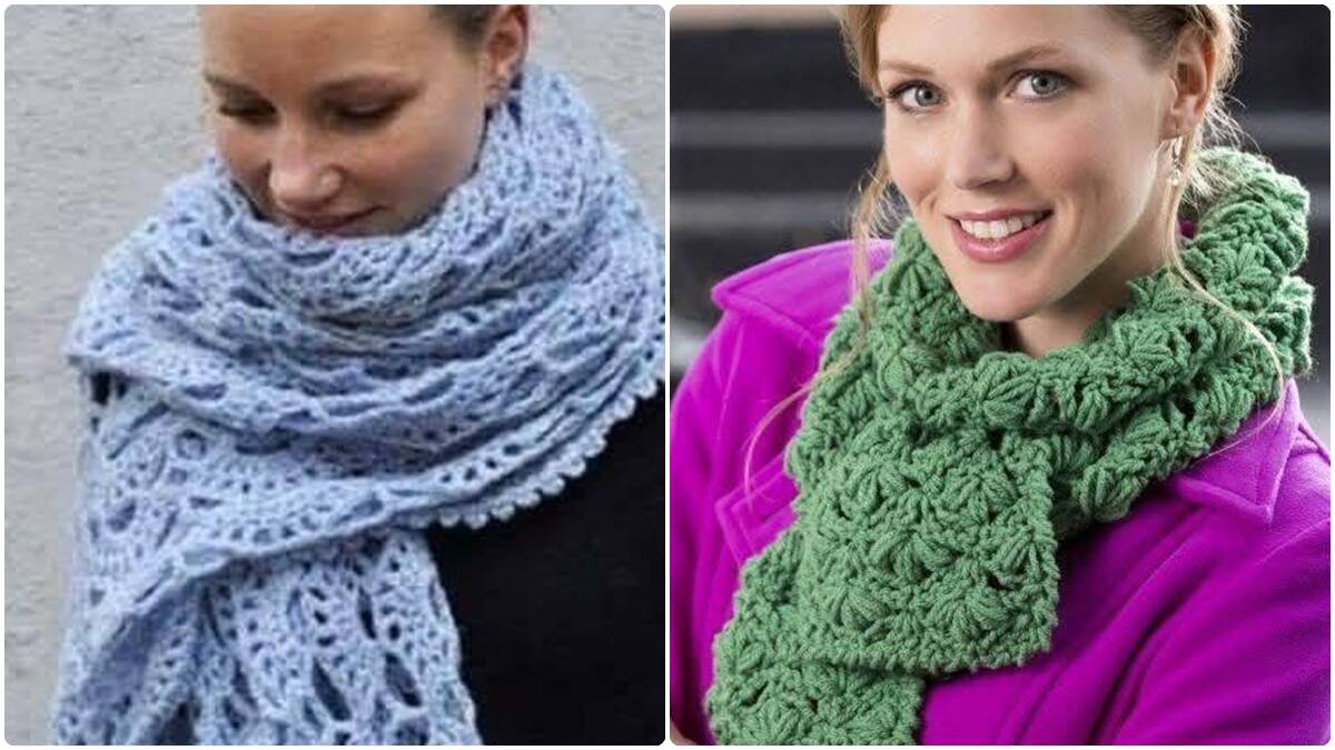 Cachecóis de Crochê: Elegância com Criatividade em Cada Ponto!