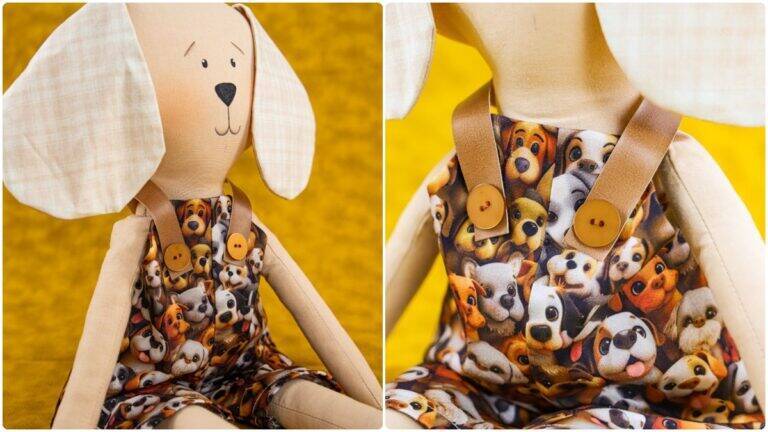 Cachorrinho Otto em Patchwork: Fofura com Criatividade!