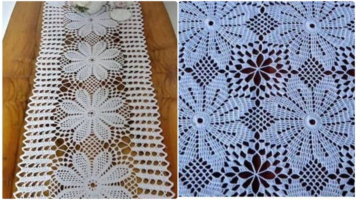 Caminhos de Mesa em Crochê com Gráficos: Charme Artesanal na Decoração!
