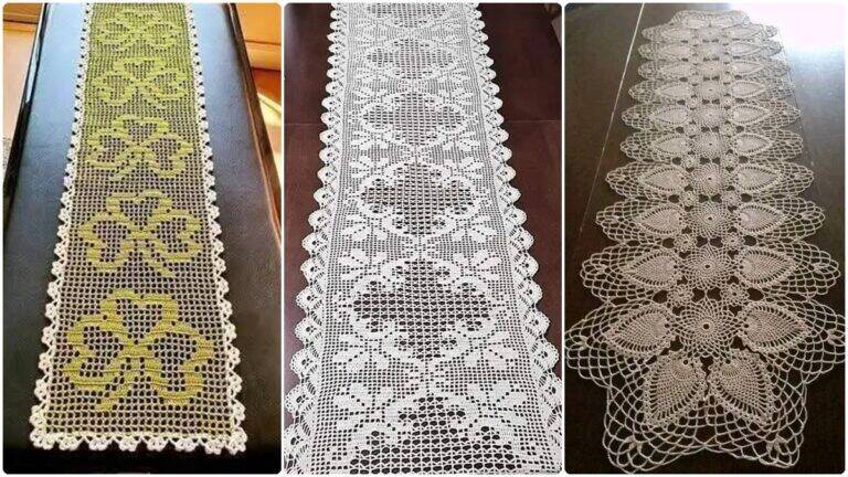 Caminhos de Mesa em Crochê: Tradição, Charme e Oportunidade!