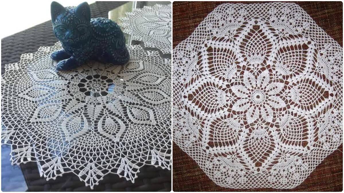 Centros de Mesa em Crochê com Gráficos: Beleza, Praticidade e Inspiração!