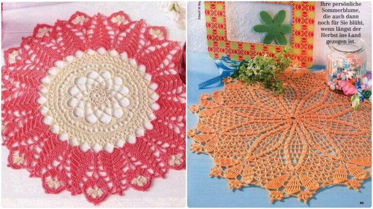 8 Centros de Mesa em Crochê: Charme para a Sua Decoração!