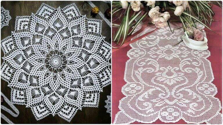 9 Centros de Mesa em Crochê: Crie Peças Lindas para Decorar!