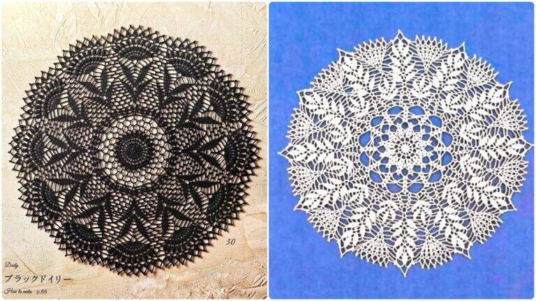 Centros de Mesa em Crochê Redondo: Inspirações e Gráficos!