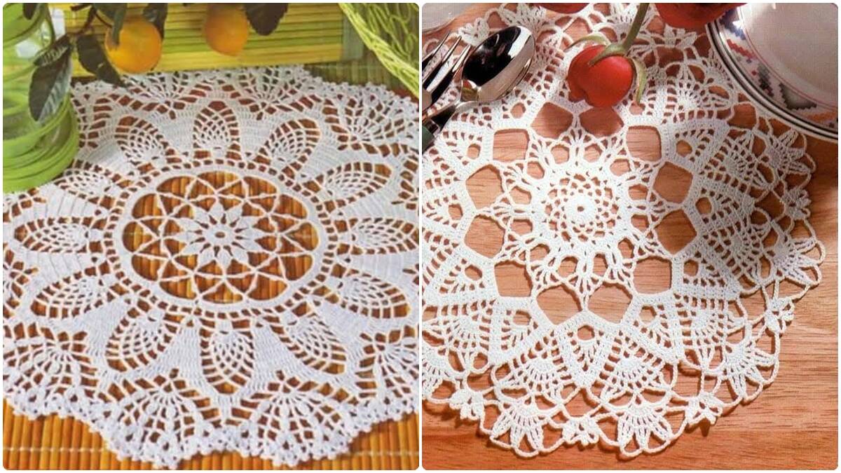 Descubra Centros de Mesa em Crochê com Gráficos e Crie os Seus!