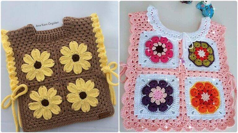 Coletes de Crochê Infantil: Fofura e Estilo em Cada Ponto!