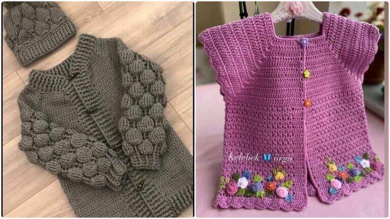 Crochê Moderno Infantil: Peças Encantadoras, Fofas e Cheias de Estilo!