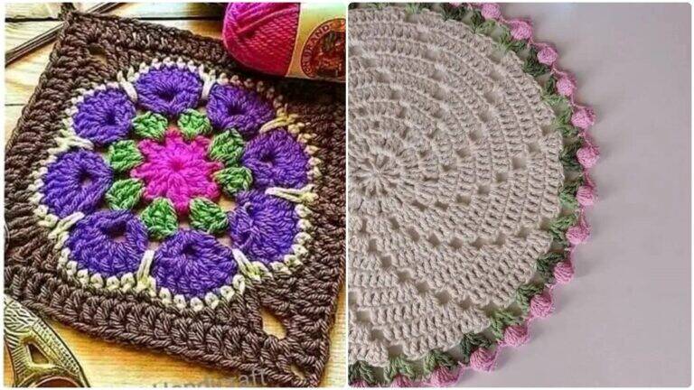 Flores de Crochê: Charme com Detalhes Lindos que Encantam!