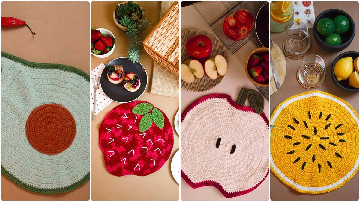 Sousplat de Crochê Frutas: Crie Peças Lindas e Criativas!