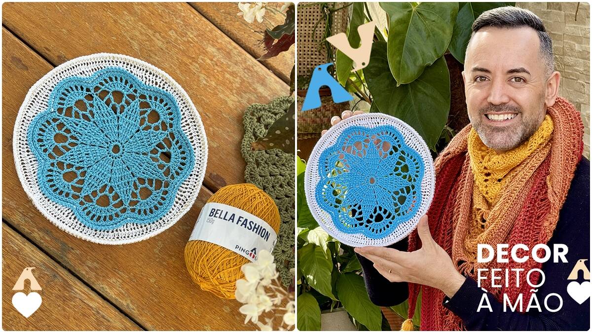 Mandala de Crochê Dalva: Aprenda a Criar com a Vídeo Aula!