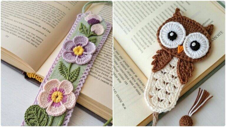Marca Páginas de Crochê: Pequenos Detalhes, Grandes Encantos!