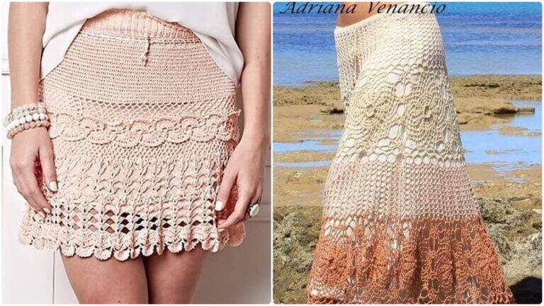 Veja Lindas Saias de Crochê: Elegância Artesanal em Cada Ponto!