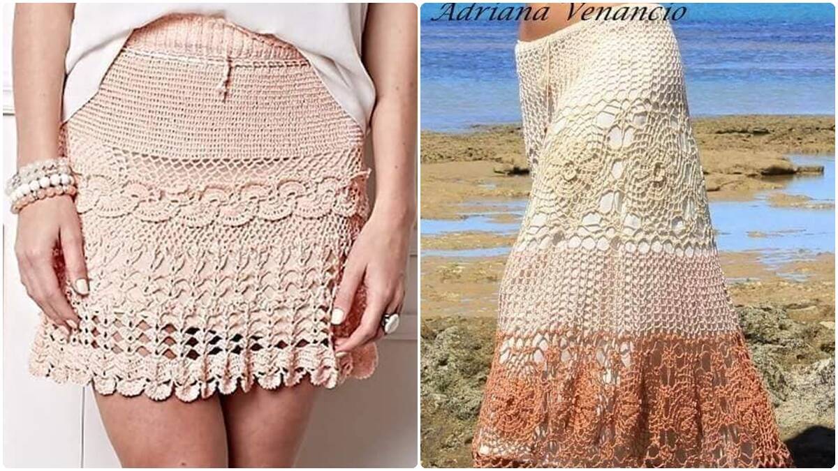 Veja Lindas Saias de Crochê: Elegância Artesanal em Cada Ponto!