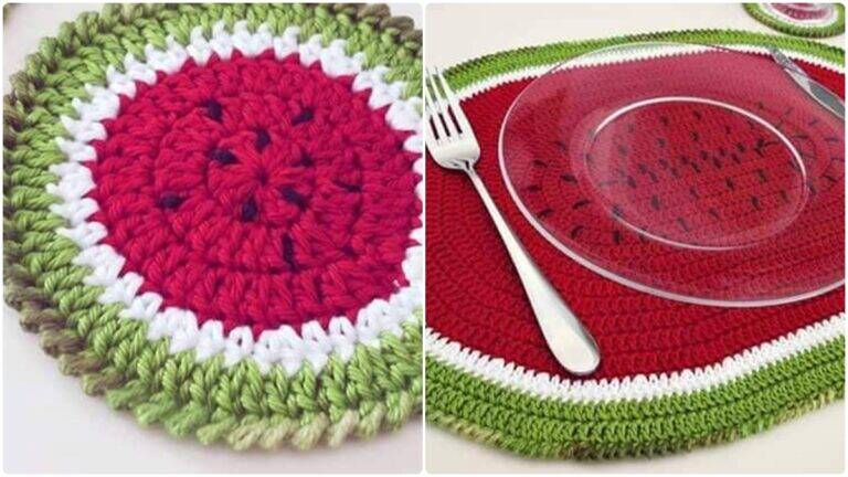 Sousplats e Porta-Copos de Crochê: Detalhes Artesanais que Enfeitam!