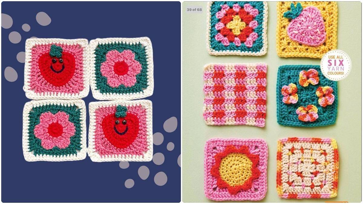 Lindos Squares de Crochê: Versatilidade, Tradição e Criatividade!