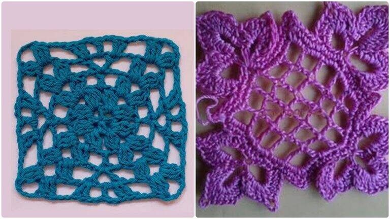 Squares de Crochê para Criar: O Poder dos Pequenos Quadrados!