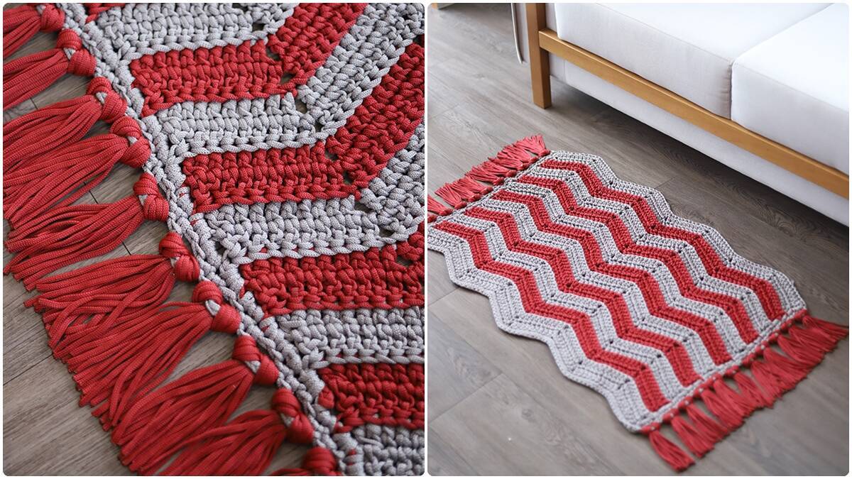 Tapete de Crochê Chevron: Aprenda a Criar o Seu!