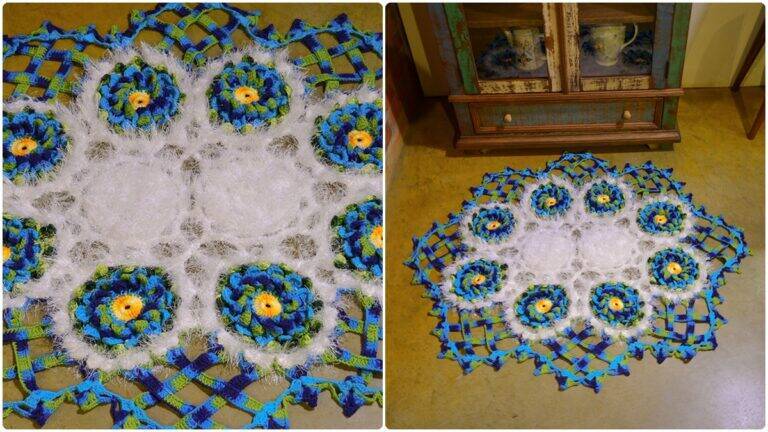 Tapete de Crochê Pavão: Aprenda a Criar essa Peça Única!