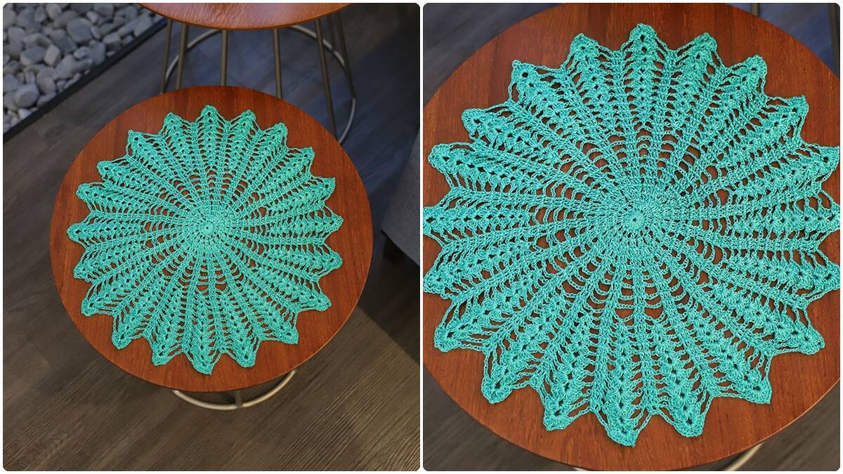 Toalha de Mesa em Crochê Esmeralda: Sua Decoração Vibrante!
