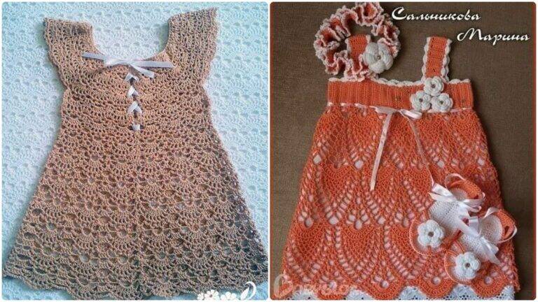 Lindos Vestidinhos de Crochê Infantil: Um Charme Inesquecível!