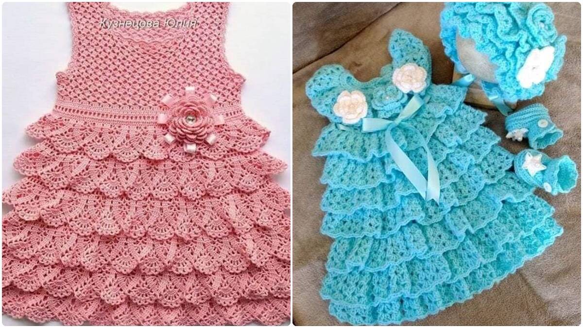 Vestidos de Crochê Infantil: Encanto e Delicadeza em Cada Ponto!