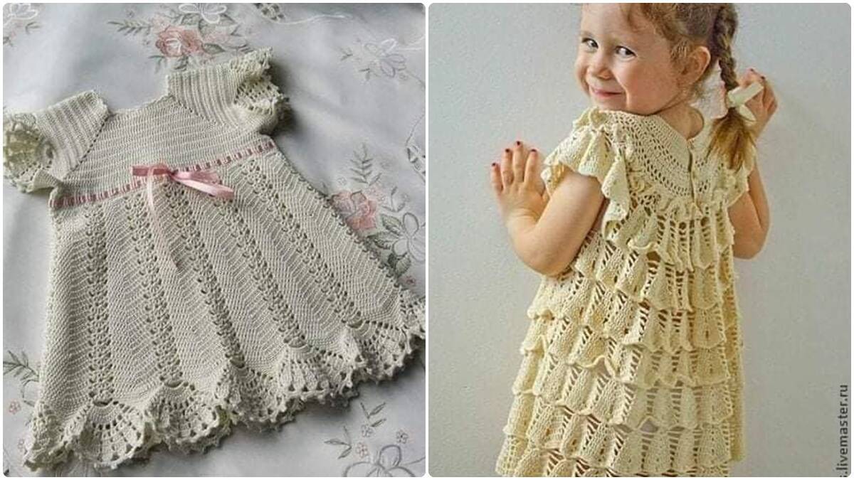 10 Vestidos de Crochê Infantil: Encanto para Pequenas Princesas!