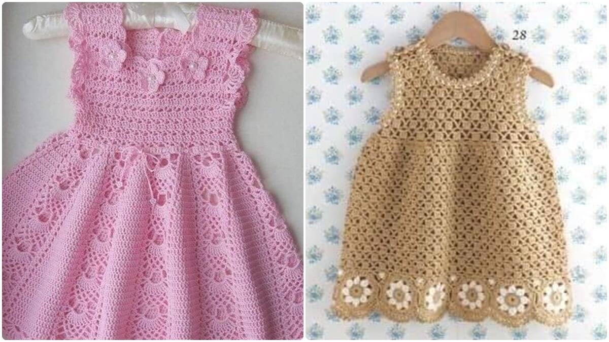 Os Mais Lindos Vestidos de Crochê Infantil para as Suas Pequenas!