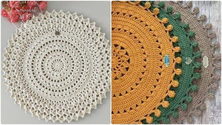 Crie Sousplats de Crochê: Elegância Artesanal para a Sua Mesa!