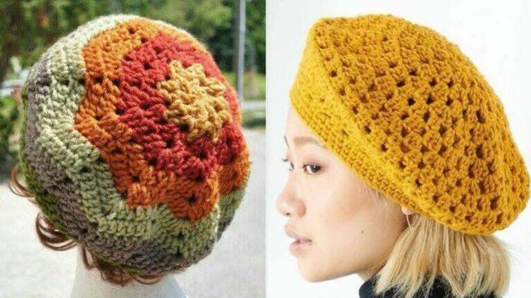 20 Boinas de Crochê com Gráficos: Estilo para Todas as Estações