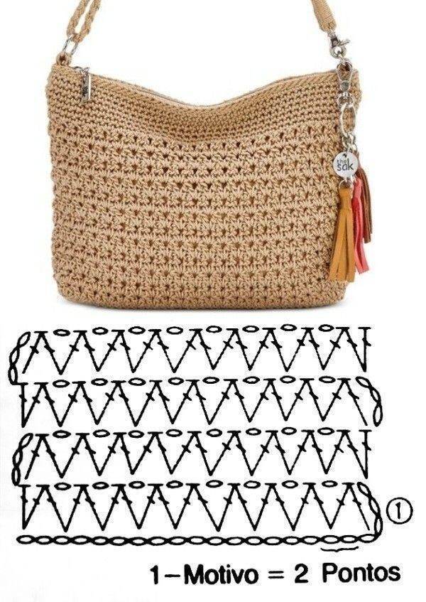 bolsas de crochê